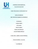 CREACIÓN DE AMBIENTE DE APRENDIZAJE