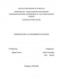 INTRODUCCIÓN A LA INFORMÁTICA EDUCAIVA