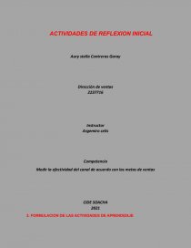 REFLEXION INICIAL CASO LEONISA. Página 1