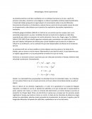 Metodología y Parte Experimental