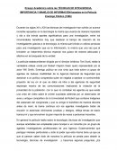 TÉCNICAS DE INTELIGENCIA, IMPORTANCIA Y MANEJO DE INFORMACIÓN