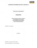 Comunicacion “Discurso de aprobación”