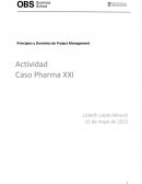 Actividad Caso Pharma XXI