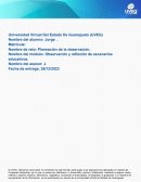 Planeacion de la observacion