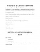 Historia de la Educación en China