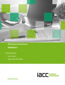 Programacion avanzada I semana 4. Página 1