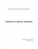 Ensayo medio termino - Capital Humano