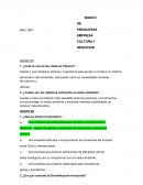 BANCO DE PREGUNTAS EMPRESA CULTURA Y NEGOCIOS