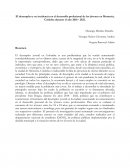 El desempleo y su incidencia en el desarrollo profesional de los jóvenes en Montería, Córdoba durante el año 2018 - 2022