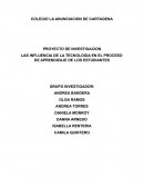 LA INFLUENCIA DE LA TECNOLOGIA EN EL PROCESO DE APRENDIZAJE DE LOS ESTUDIANTES