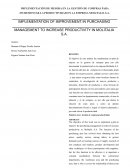 IMPLEMENTACIÓN DE MEJORA EN LA GESTIÓN DE COMPRAS PARA INCREMENTAR LA PRODUCTIVIDAD EN LA EMPRESA MOLITALIA S.A