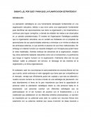 ENSAYO ¿EL POR QUÉ Y PARA QUE LA PLANIFICACION ESTRATÉGICA?
