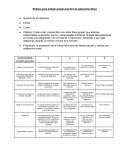 Rubrica para trabajo grupal practico de educación física