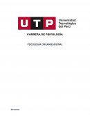 CARRERA DE PSICOLOGÍA PSICOLOGIA ORGANIZACIONAL