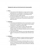 Ejemplos de cada una de las barreras de comunicación