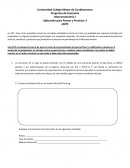 Macroeconomía I Aplicación para Pensar y Practicar 3