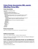 Como firmar documentos XML usando XMLDSig