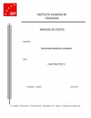 ANALISIS DE COSTES empresa Fabricación y Distribuciones Alimentarias S.A