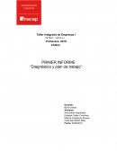 PRIMER INFORME “Diagnóstico y plan de trabajo”