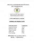 EMPRESA DE PRODUCCION CONTABILIDAD