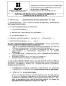 CUESTIONARIO TÉCNICO PARA LA ADQUISICIÓN DE BIENES O CONTRATACIÓN DE SERVICIOS 2011