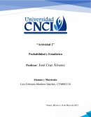 Probabilidad y estadistica actividad 1