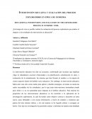 Intervención educativa y evaluación del proceso exploratorio en época de pandemia