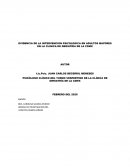 EVIDENCIA DE LA INTERVENCION PSICOLOGICA EN ADULTOS MAYORES EN LA CLINICA DE GERIATRÍA DE LA CDMX
