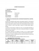 INFORME FONOAUDIOLÓGICO