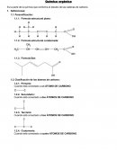 Química Orgánica, las cadenas de carbono