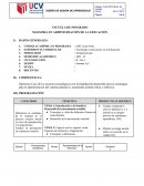 Modelo Diseño de Sesion de aprendizaje