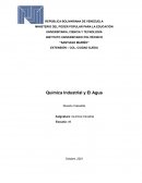 La quimica industrial y el agua