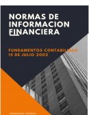 Normas de información financiera
