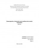 Emancipación y Formación sociopolítica