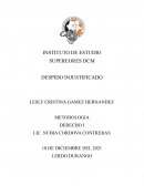 DESPIDO INJUSTIFICADO