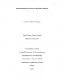 Importancia sobre la lectura en la primera infancia