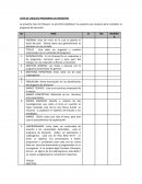 LISTA DE CHEQUEO PROGRAMA DE BIENESTAR