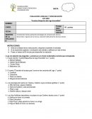 Evaluación lectura domiciliaria. 6TO AÑO “Cuentos Mapuche del Lago Escondido”