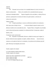 COMPETENCIAS, CONTRIBUCIONES, CRITERIOS Y EVIDENCIAS. Página 4