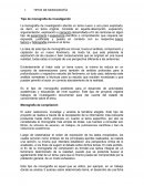 Tipo de monografía de investigación