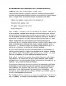 RECURSOS REGIONALES Y SU IMPORTANCIA EN LA SEGURIDAD ALIMENTARIA