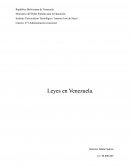 Administración comercial. Leyes en Venezuela