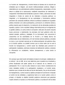 Función de transparencia y control social