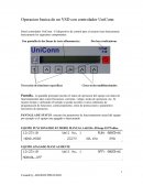 Operacion basica de un VSD con controlador UniConn