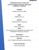 APLICACIÓN DE LAS FUNCIONES DEL LENGUAJE DE JAKOBSON A TRAVÉS DEL DIÁLOGO
