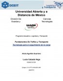 Fundamentos de Trafico y transporte