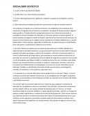SOCIALISMO SOVIÉTICO