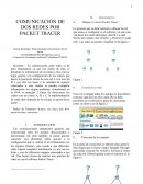 COMUNICACIÓN DE DOS REDES POR PACKET TRACER