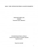 MÉTODOS PARA PROBAR LA VALIDEZ DE ARGUMENTOS