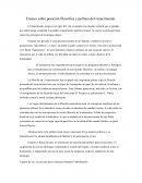 Ensayo sobre posición filosófica y política del renacimiento